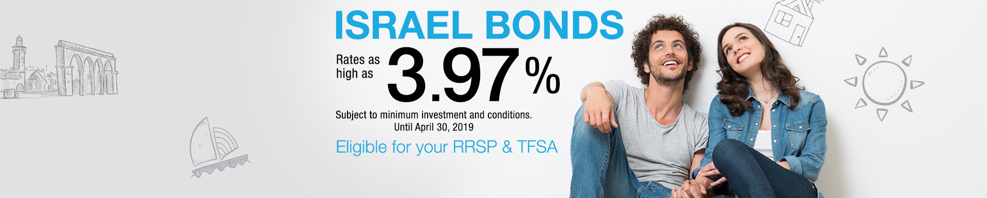 Israel Bonds Top Rate 4.63% until November 30 2018