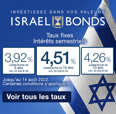 Taux des Israel Bonds