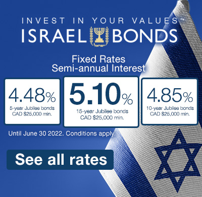 Israel Bonds rates