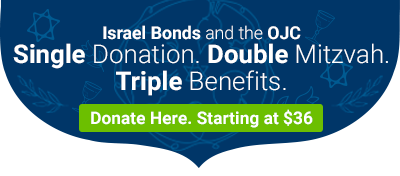 Single Donation. Double Mitzvah. Triple Benefits.