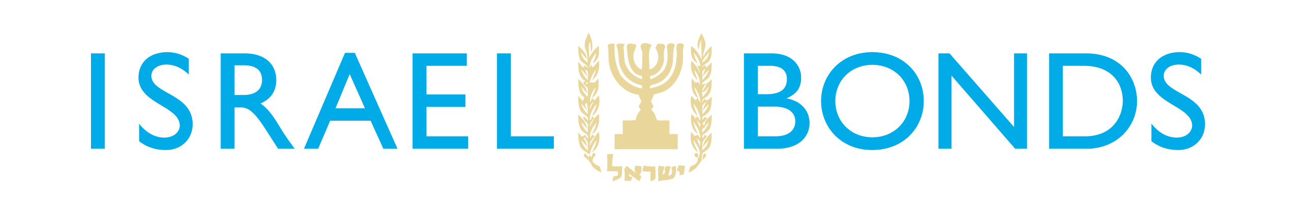 Israel Bonds Logotype Blue Gold Crest