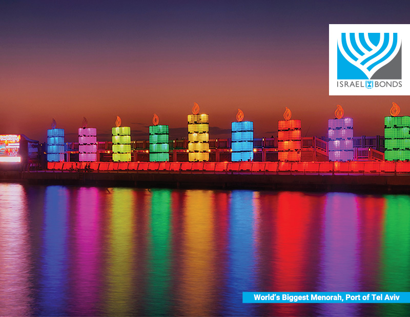 World’s Biggest Menorah, Port of Tel Aviv